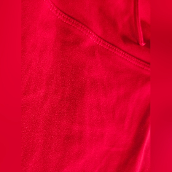 Victoria's Secret ACTIVE Bright Red High Waist Tie Ruched Leggings Buttery Soft - Picture 7 of 10